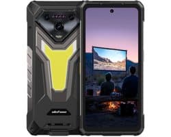 Ulefone Armor 34 Pro Robuuste Smartphone met Projector – IP68/IP69K & MIL-STD-810H – 6.95'' FHD+ 120Hz – 25500mAh & 66W Snelladen – 32GB RAM 512GB – 50MP + 64MP Nachtzicht – NFC – Dual SIM – Android 15 – Zwart