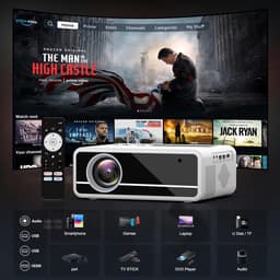 4K Beamer Smart Projector , officiële Netflix, native 1080p, elektrische focus, automatische trapeziumcorrectie, AKATUO home cinema projector, WiFi6 Bluetooth, videoprojector, bulletin, luidspreker voor — thumbnail 5