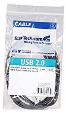 1.8m USB Y-kabel voor externe harde schijven - USB A naar mini-B verbinding — thumbnail 2