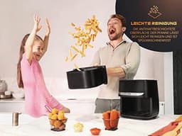 Airfryer XXL 5,7L - Heteluchtfriteuse met Gratis Receptenboek en Handmatige en Automatische Functies — thumbnail 3
