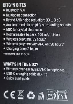 Fresh ’n Rebel Draadloze Hybrid ANC Koptelefoon (beige) – Bluetooth 5.4 Multipoint tot 55 uur — thumbnail 5