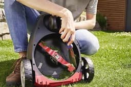 Accu-mulchmaaier 22 cm Maaibreedte met Draaibare Handgreep voor Gazons tot 150 m² — thumbnail 4