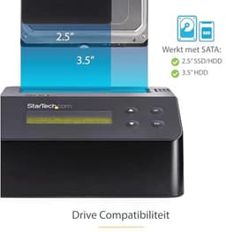 Standalone HDD/SSD Eraser met USB 3.0 - 9 Veiliginspanningsmodi en LCD-display — thumbnail 5