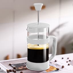 CHIWIN Cafetière - Kaffeebereiter 1000ml – French Press Glas – Verdikt Hittebestendig Glas – 3-Laags Filtersysteem – Antikantelbasis – Voor Koffie, Thee en Melkopschuim — thumbnail 5