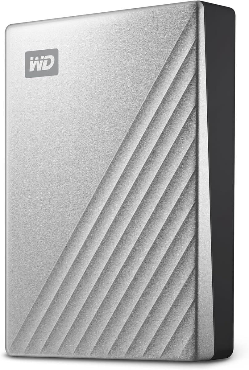 Externe Harde Schijf voor Mac 6TB USB-C Versleuteling Zilver — afbeelding 1