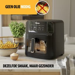 Tristar Airfryer FR-9039 - Heteluchtfriteuse - Zwart - 7.5 liter - PFAS vrij - 1700W - 10 voorgeprogrammeerde programma’s — thumbnail 3