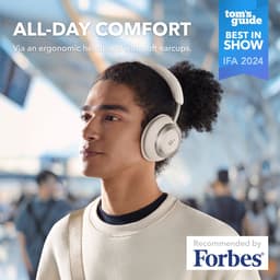 SOUNDCORE Space One Pro Over-ear Draadloze hoofdtelefoon met Noise-cancelling Wit — thumbnail 2