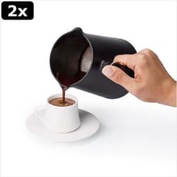2x Arzum OKKA Minio Silver - Turkse Koffiemachine - Zwart & Chroom | 4 kopjes | OK004-K - Black & Silver | Turkish Coffee Maker — thumbnail 3