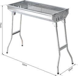 BBQ - Barbecue - Grill - Houtskool bbq - Inklapbaar - Saté BBQ — thumbnail 4