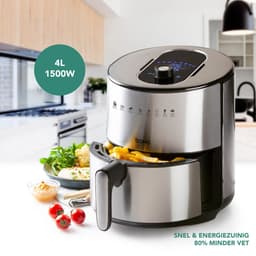 DOMO DO530FR Airfryer XL- Heteluchtfriteuse met LCD display - RVS — thumbnail 3