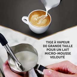 Breville Barista Max+ Espresso-, Latte- en Cappuccinomachine | Slim malen en doseren | Precieze extractietimer | Geïntegreerde melkopschuimer | Italiaanse pomp van 15 bar | Zwart [VCF152X] — thumbnail 5
