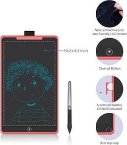 Tekentablet - Grafische tablet - 2 in 1 Tekentablet - Grafisch ontwerpen - Drawing tablet - Drawingpad — thumbnail 2