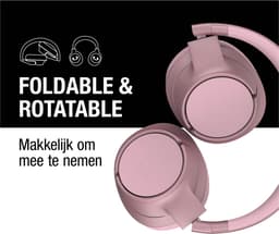 FRESH 'N REBEL Clam Fuse met 3HP3300PP Over-ear Draadloze hoofdtelefoon Roze — thumbnail 5