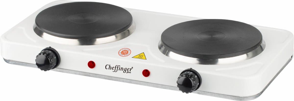 Cheffinger Cf-Ehd1000: 1000W Elektrische Kookplaat - Dubbel — afbeelding 1