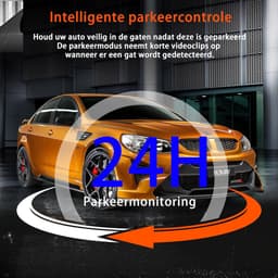 Dual Dashcam - Voor En Achter Auto Beelden Vastleggen - Leg Verzekerings Bewijs Automatisch Vast - 1080P Camera - Full HD - Met SD Kaart — thumbnail 3