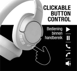 FRESH 'N REBEL Clam Core 3HP3200IG Over-ear Draadloze hoofdtelefoon Wit — thumbnail 2