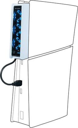 Nacon - PS5 Slim USB Console Cooling Fan met LED — thumbnail 5