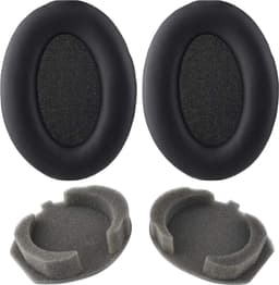 MMOBIEL Oorkussens voor Sony WH-1000XM3 Noise Cancelling Hoofdtelefoon - Memory Foam en Protein PU Koptelefoon Oorkussens - Noise Isolation Hoofdtelefoon Earpads – Zwart — thumbnail 2
