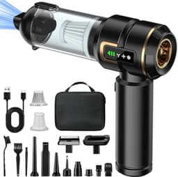 Draadloze handstofzuiger 4-in-1 met LCD-scherm en krachtige zuiging — thumbnail 1