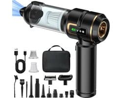 Draadloze handstofzuiger 4-in-1 met LCD-scherm en krachtige zuiging