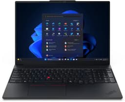 Lenovo ThinkPad E16 Gen 3 (Intel) Copilot+ PC Intel Core Ultra 5 226V Laptop 40,6 cm (16") WUXGA 16 GB LPDDR5x-SDRAM 512 GB SSD Wi-Fi 6E (802.11ax) Windows 11 Pro Engels Zwart — thumbnail 1
