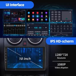 ESSGOO Autoradio 2 Din - 4+64GB - Android 15 - 10.1 Inch - Carplay — thumbnail 2