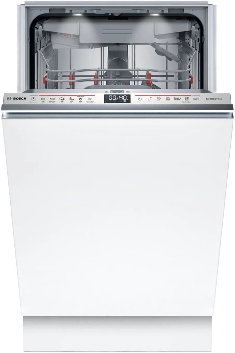 Bosch SPV6EMX09E - Inbouwvaatwasser - Slimline - B label - 44 dB - AquaStop-functie - 10 couverts - RVS - TimeLight - EfficientDry — afbeelding 1