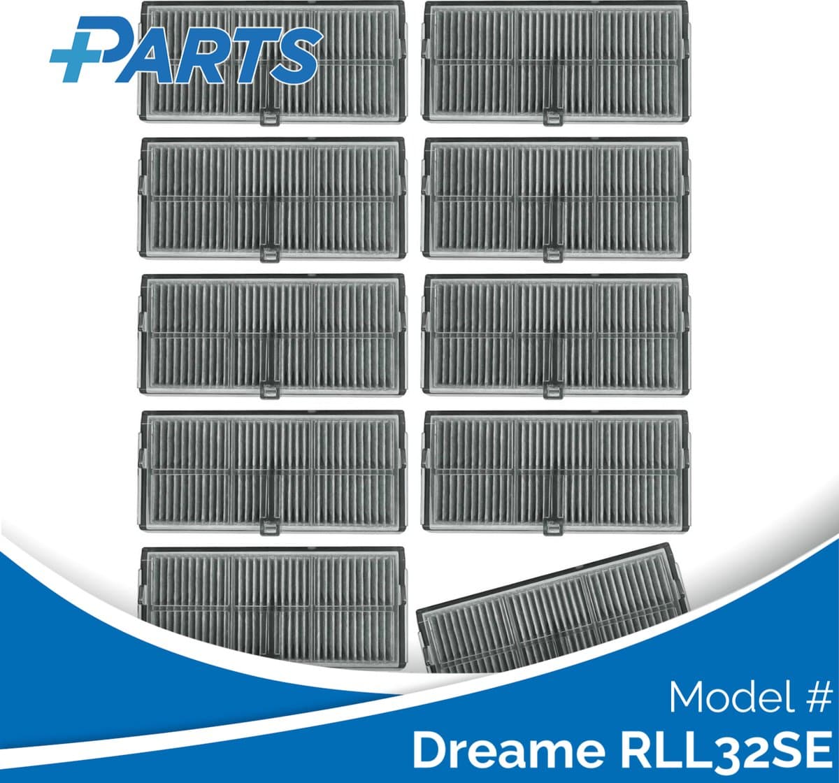 Dreame RLL32SE Filters (10 Stuks, Plus.Parts® alternatief voor RHF14) — afbeelding 1