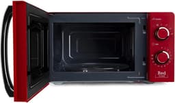 Magnetron 20L Capaciteit met 6 Niveaus, Timer en Ontdooi Programma - 700W, Rood — thumbnail 4