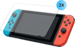 2BEFUN Screenprotector geschikt voor Nintendo Switch - 2 Stuks - Gehard glas - Screenprotectors - Beschermglas - Accessoires — thumbnail 1