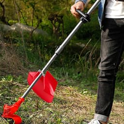 Gazonmaaier Beschermkap - Maaierschild Onkruidbescherming - Tuinonderhoud Gazonverzorging - Duurzaam Nylon Materiaal - 36x22x11 cm - Meerkleurig — thumbnail 4
