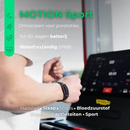 NOLATR Motion Sport Armband Blauw – Sporttracker, Stappenteller & Hartslagmeter – Voor Hardlopen, Fitness & Wandelen — thumbnail 2