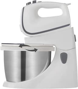 SVN® Mixer met Mengkom - Keukenmachine - Keukenrobot - Inclusief Accessoires - Antraciet - Wit/Zilver - 25cm x 25cm x 32cm — thumbnail 4