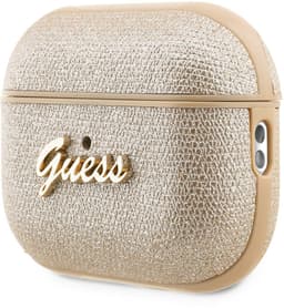 Guess AirPods hoesje voor Airpods Pro & Pro 2 - metallic script - Goud — thumbnail 3