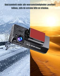 DYNA® Dashcam Voor en Achter - Dashcam - Dashcam Voor Auto - Zwart - 4cm x 11cm x 5cm — thumbnail 2