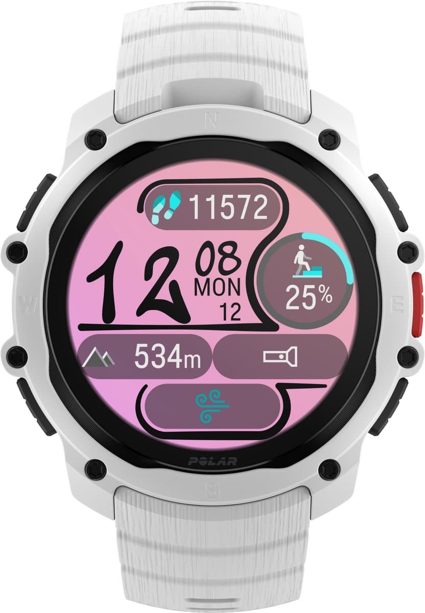 POLAR STREET X Urban GPS Sporthorloge - Snow White S-L — afbeelding 1