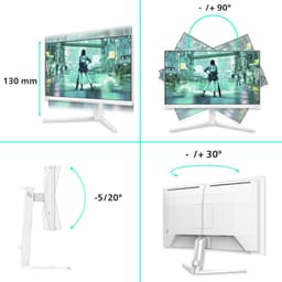 Philips Evnia 3000 24M2N3201P/00 computer monitor 60,5 cm (23.8") 1920 x 1080 Pixels Full HD LCD Wit — thumbnail 5