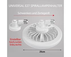 Plafondventilator met Verlichting en Afstandsbediening - Stijlvolle Ventilatorlamp