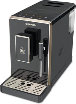 Tornado - TCM-9008A-GS - Volautomatisch Koffiezetapparaat - 20 Bar - Stoompijpje - LED Display - 1.5L — thumbnail 2
