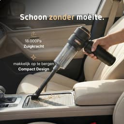 Velini Draadloze Stofzuiger - Krachtige Kruimeldief met HEPA-filter, 2 in 1 Zuig- & Blaasfunctie, Compact & Lichtgewicht - Auto & Oplaadbare Handstofzuiger (18.000PA) - Air Duster — thumbnail 5