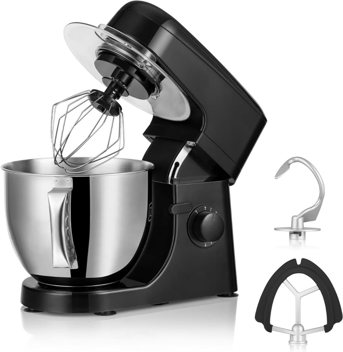 MIRA® Mixer met Mengkom - Keukenmachine - Kneedmachine- Zwart- 39cm x 35cm x 25cm — afbeelding 1