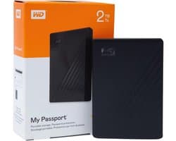 Externe Harde Schijf 2TB Zwart - Draagbare Opslag voor PC en Mac