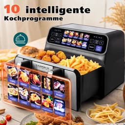 Dubbele Heteluchtfriteuse met Groot Volume en Touchdisplay — thumbnail 4