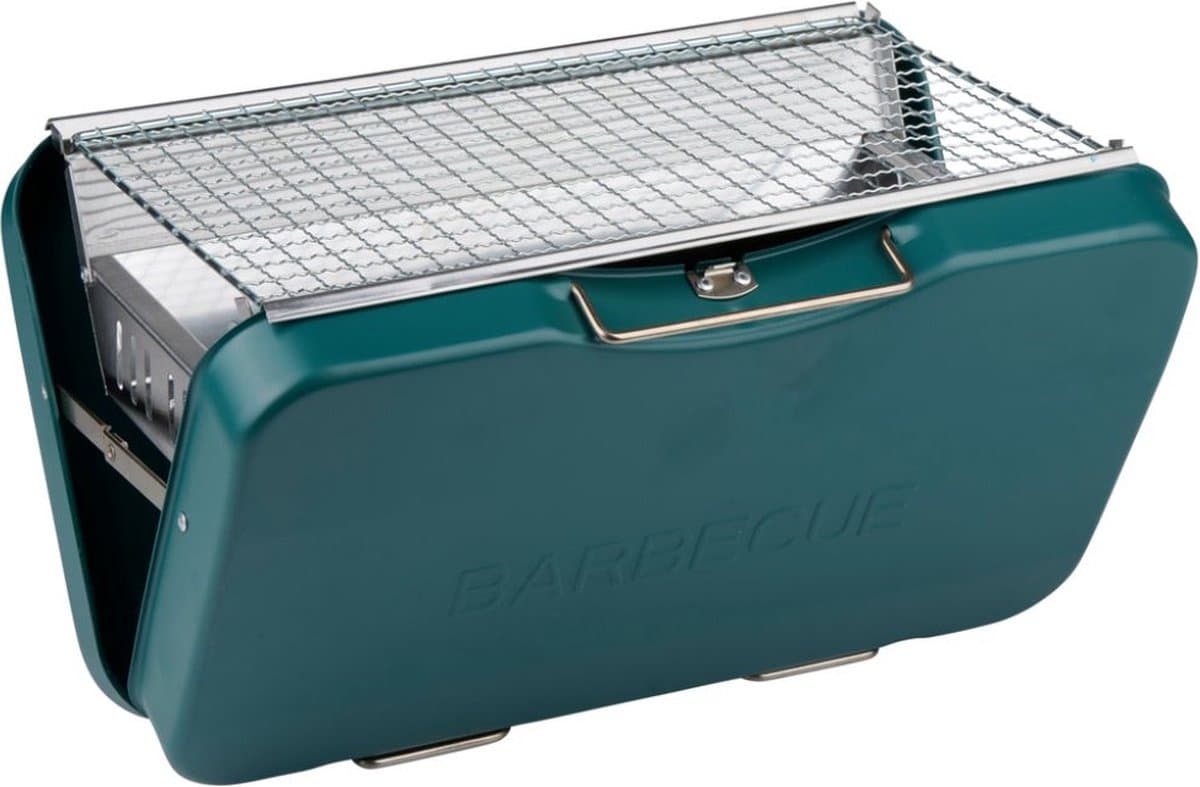 alpina Opvouwbare Houtskoolbarbecue - Tafelgrill Houtskool - Compacte BBQ met Verwijderbaar Grillrooster - Draagbare Barbecue - 35 cm — afbeelding 1