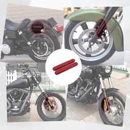 2 stuks mini 143 x 28 x 8 mm fiets reflector multifunctionele scooter - motorfiets accessoires — thumbnail 2