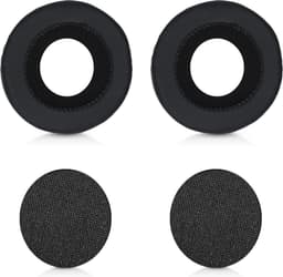 kwmobile 2x oorkussens geschikt voor JBL Tune 600 / 500BT / 510BT / 520BT / 450 - Earpads voor koptelefoon in zwart — thumbnail 4