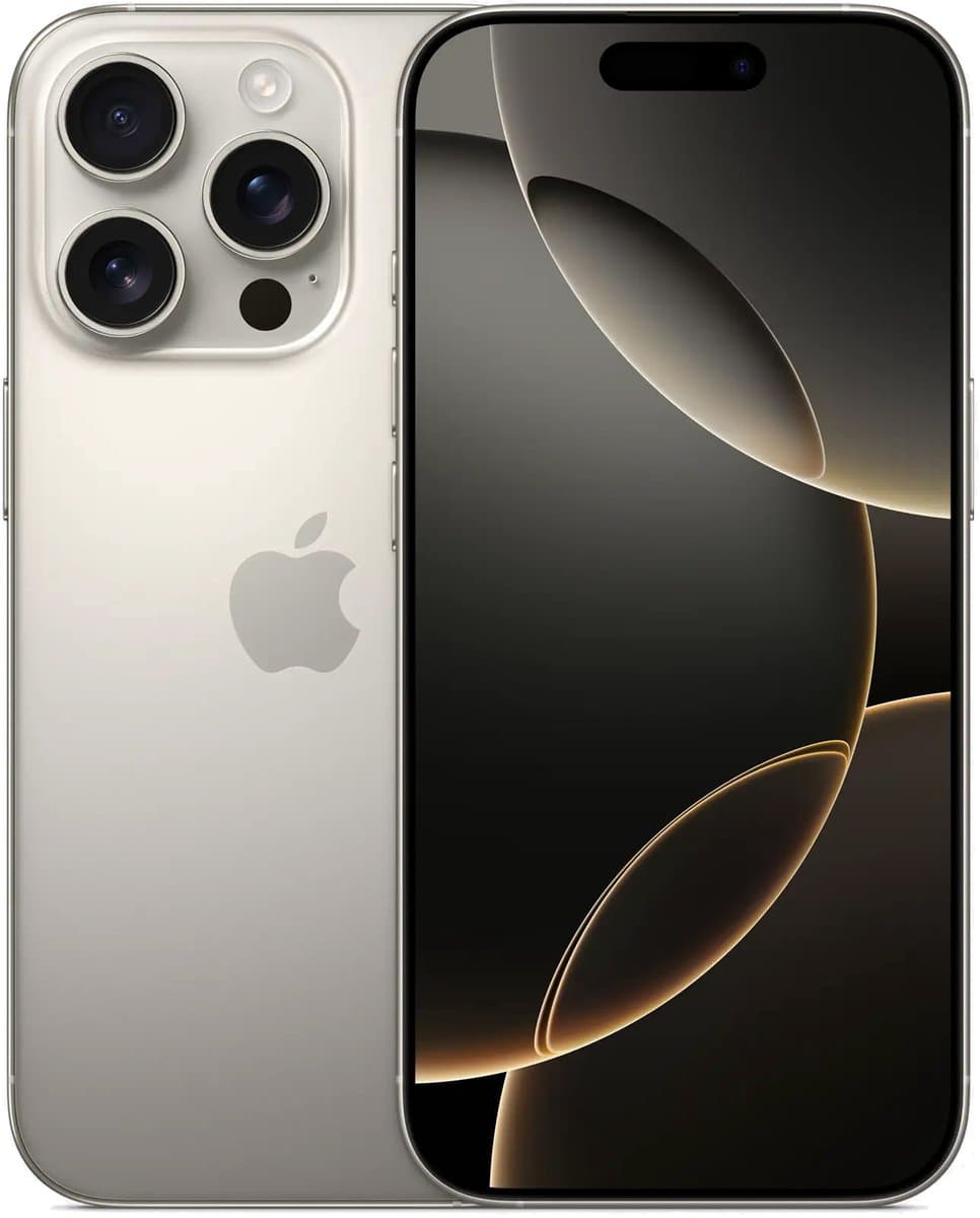 Apple iPhone 16 Pro - 128GB - Natural Titanium — afbeelding 1