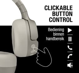 Fresh ‘n Rebel Code Fuse – Draadloze on-ear koptelefoon - Bluetooth - 30 uur Speeltijd - Beige - Silky Sand — thumbnail 5