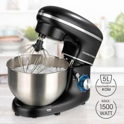 Mixer Met Mengkom Multifunctioneel - Keukenmixer Met Mengkom 2 In 1 - Deegmachine Met Garde & Haken - 100% Tevredenheidsgarantie - 250W - 6 Snelheden - 5 Liter — thumbnail 5