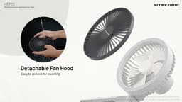 Nitecore NEF10 Elektrische Ventilator White — thumbnail 4